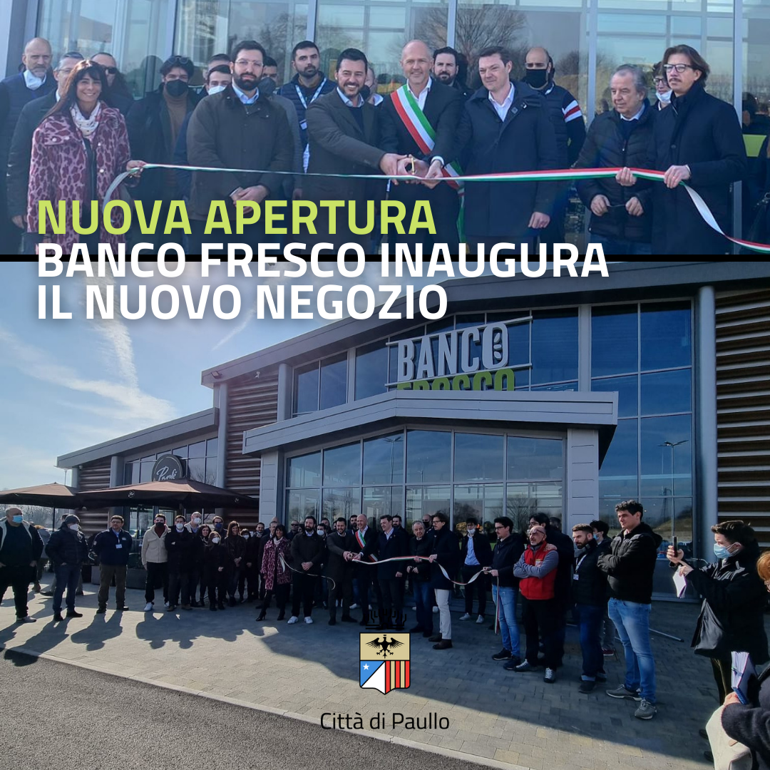 Apre il nuovo negozio di Banco Fresco in via Mazzarello