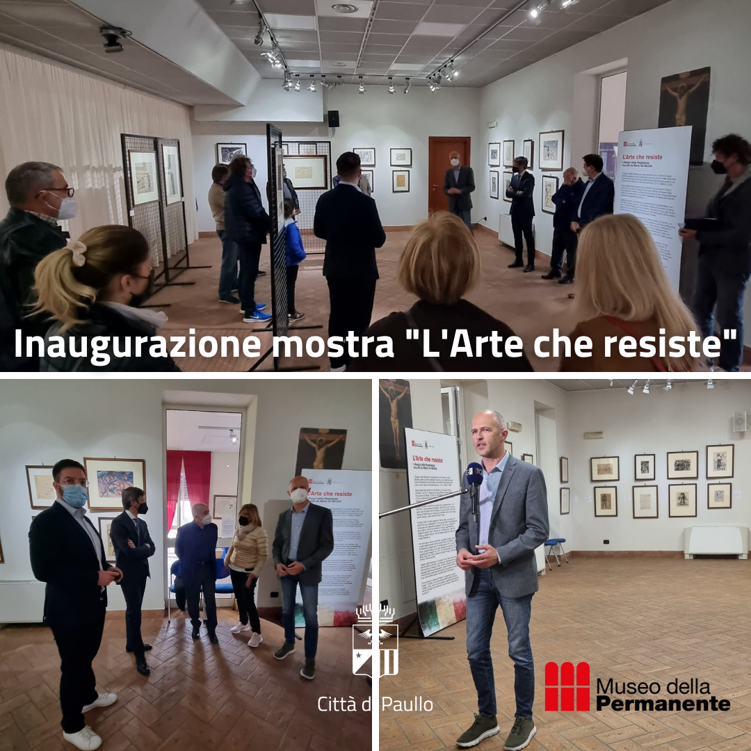 Inaugurazione mostra "L'Arte che resiste"