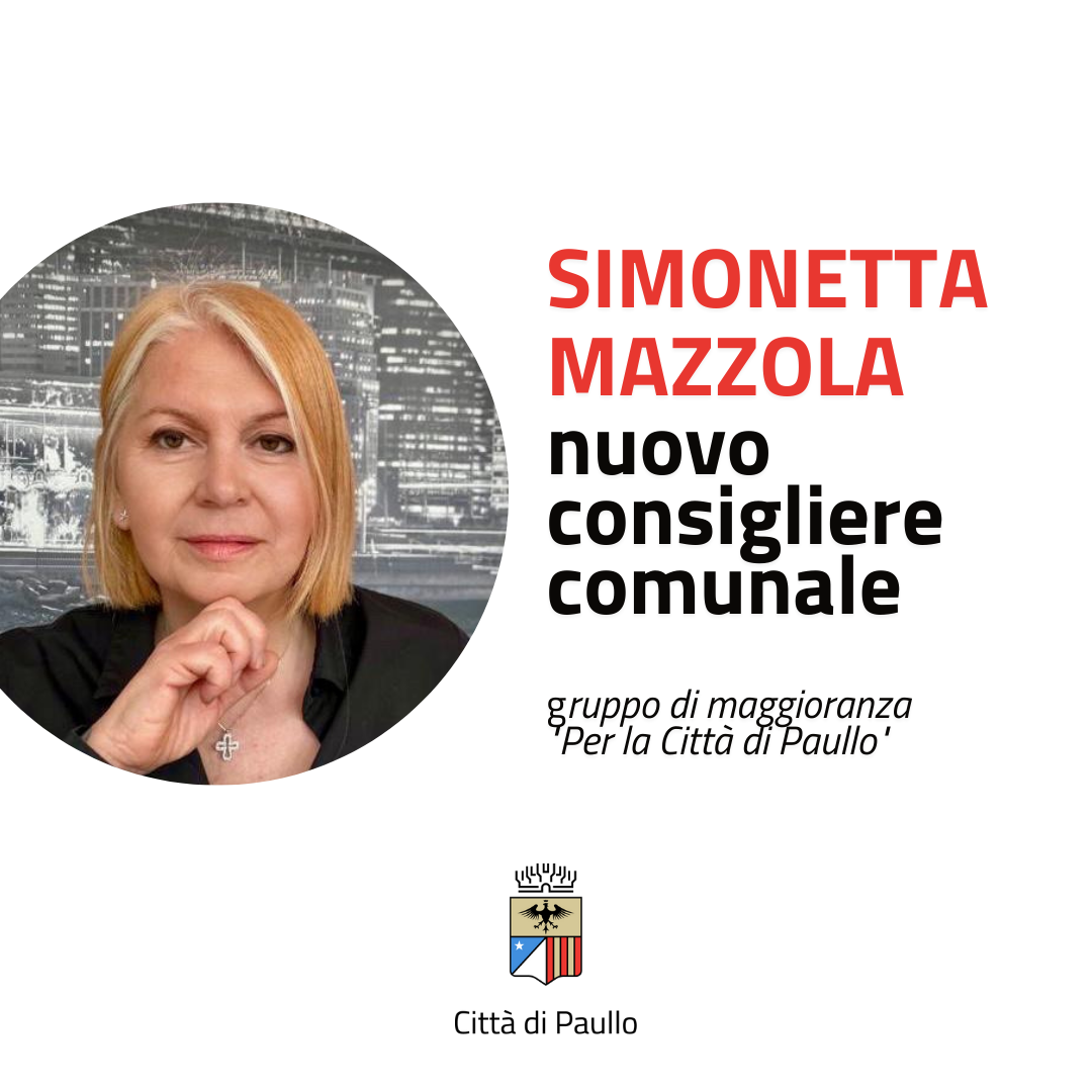 Simonetta Mazzola nuovo consigliere comunale