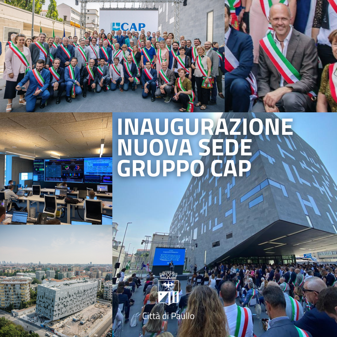 Inaugurazione nuova sede Gruppo CAP