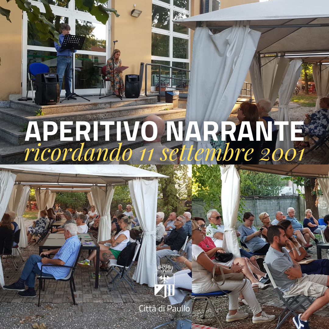 Aperitivo Narrante ricordando l'11 settembre 2001