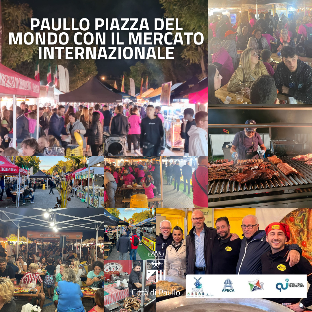 Paullo piazza del mondo con il mercato internazionale