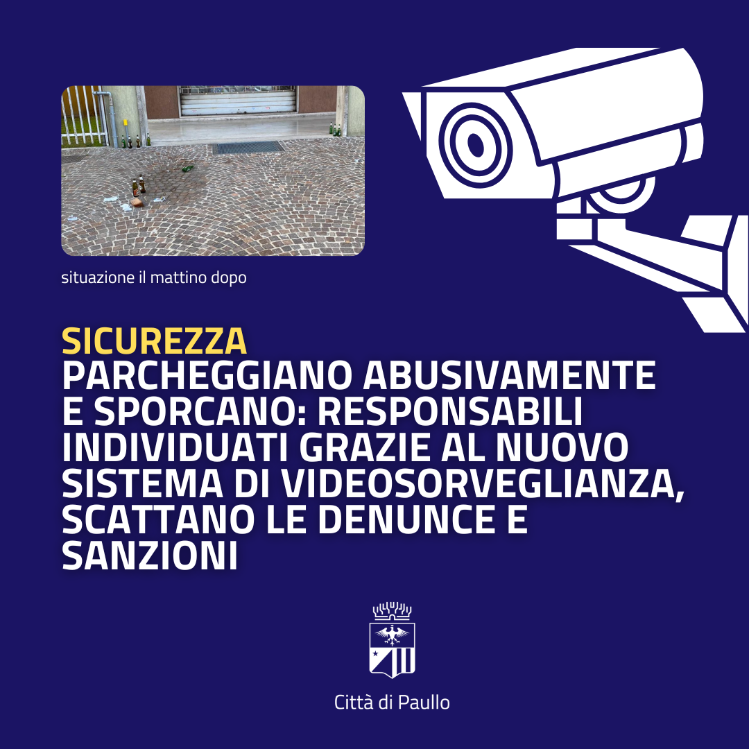 Parcheggi abusivi e rifiuti in centro: scattano le denunce