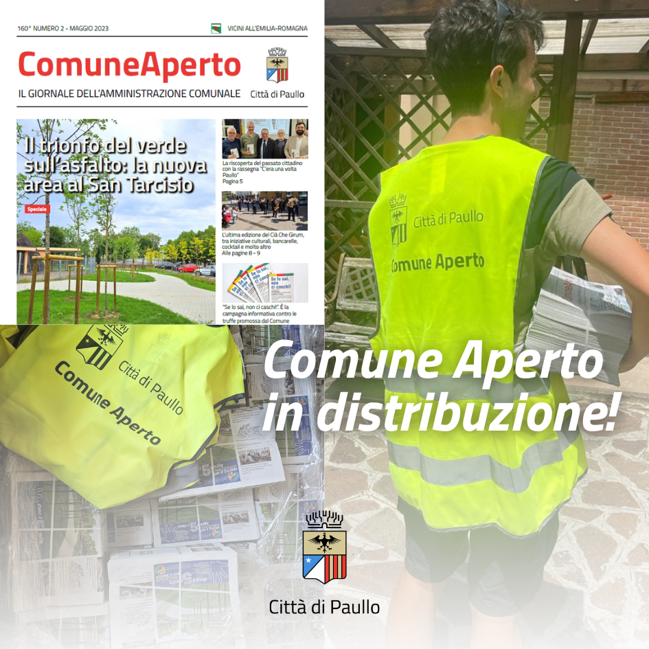 In distribuzione il nuovo Comune Aperto!