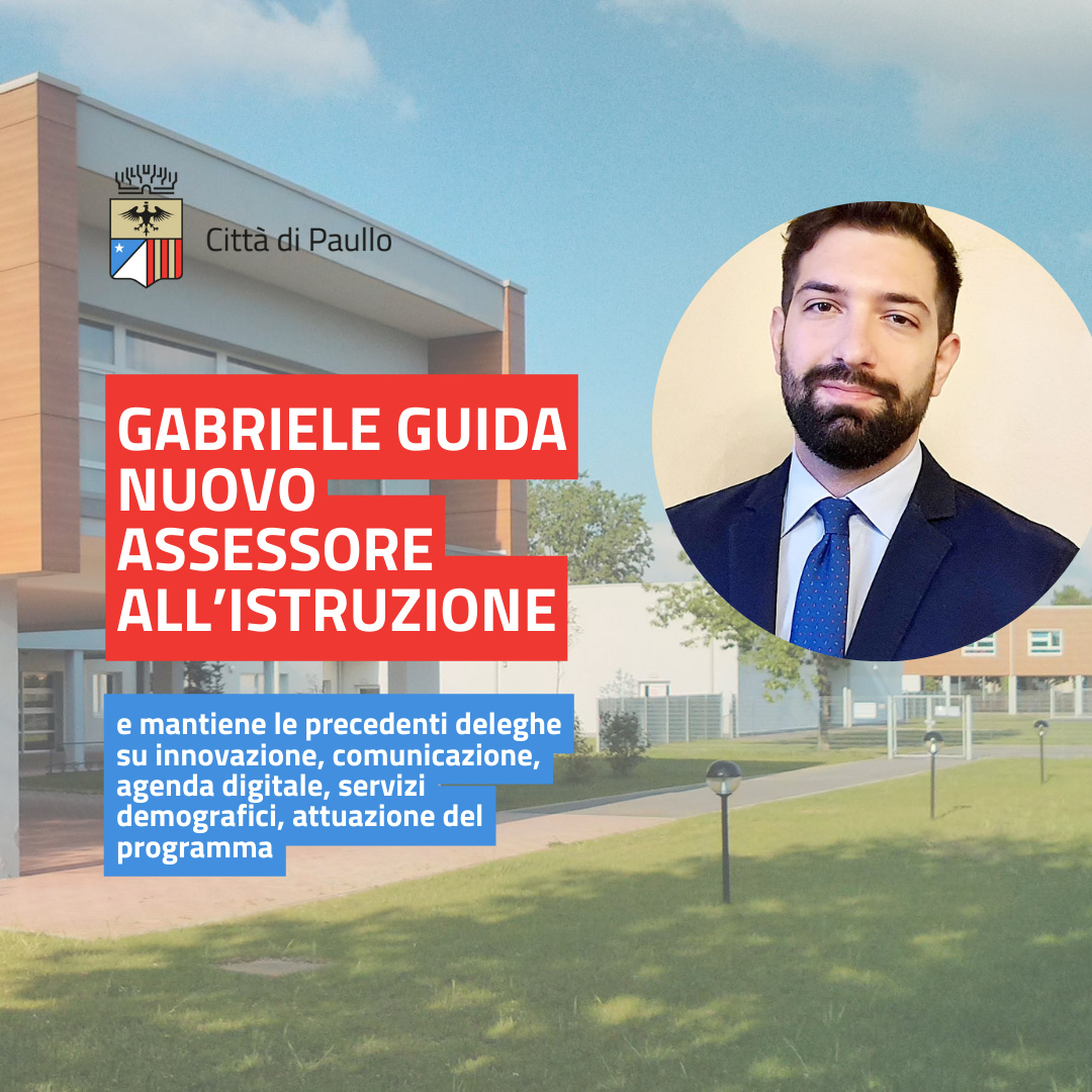 Nuovo assessore all'istruzione