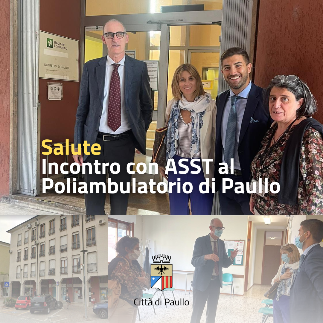 Incontro con ASST al Poliambulatorio di Paullo