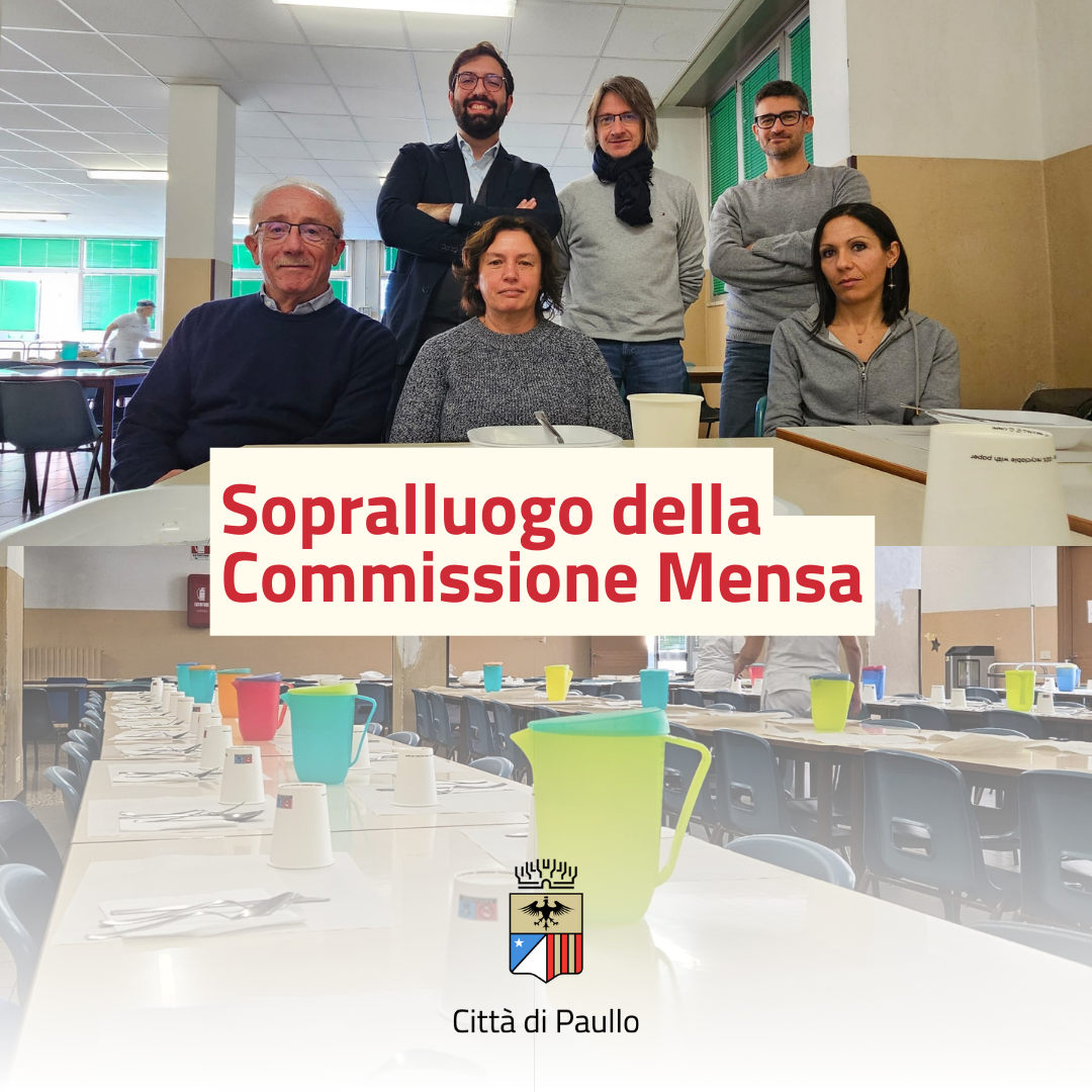 Sopralluogo della Commissione Mensa