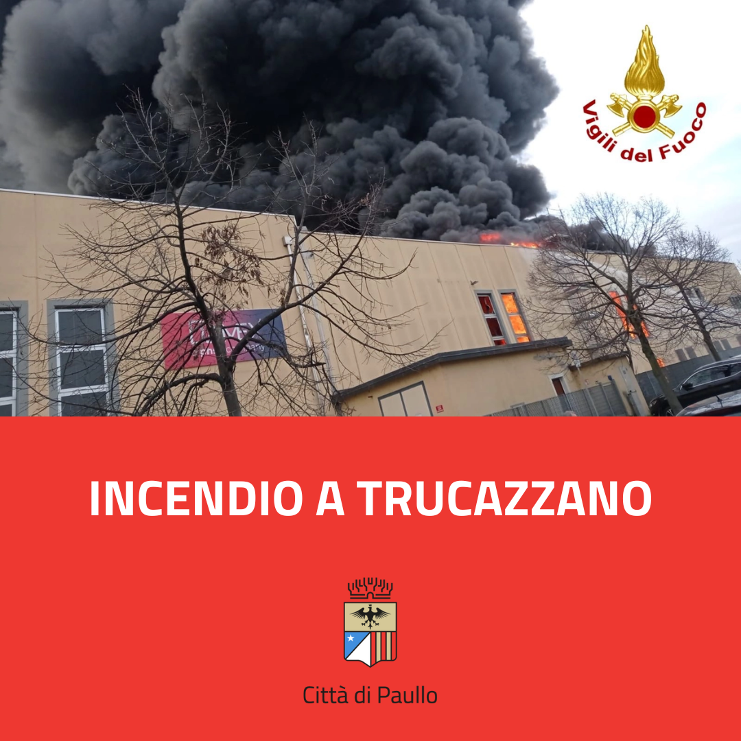 Incendio a Trucazzano