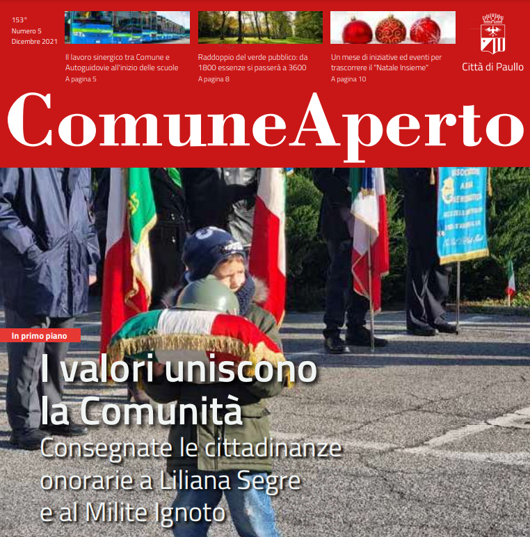 Nuovo numero di Comune Aperto