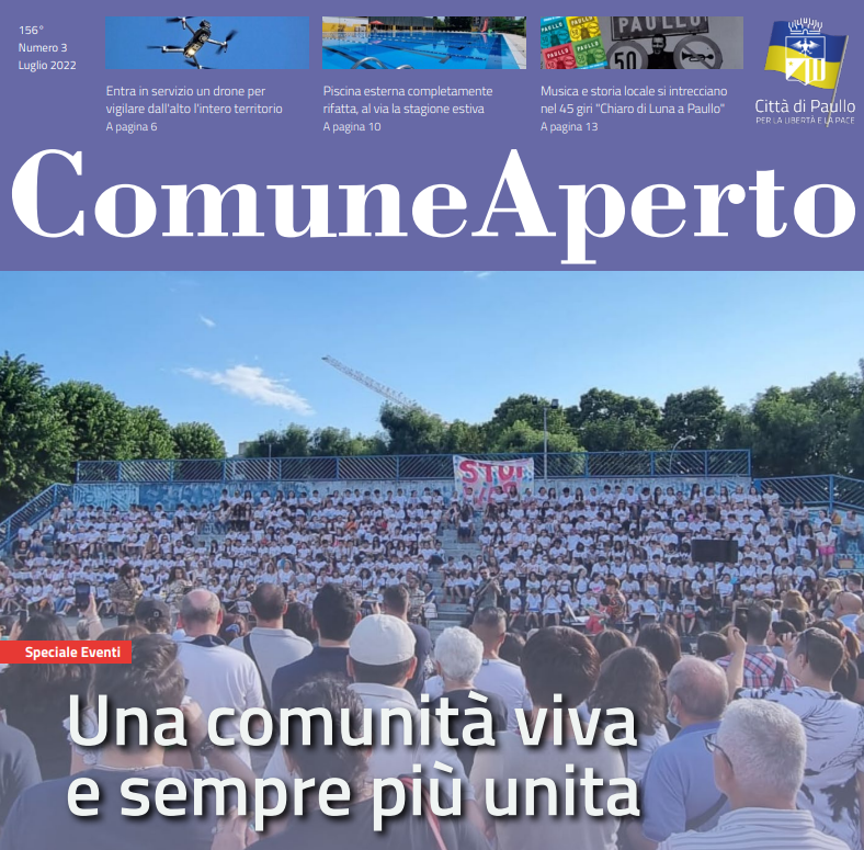 Nuovo numero di Comune Aperto Luglio 2022