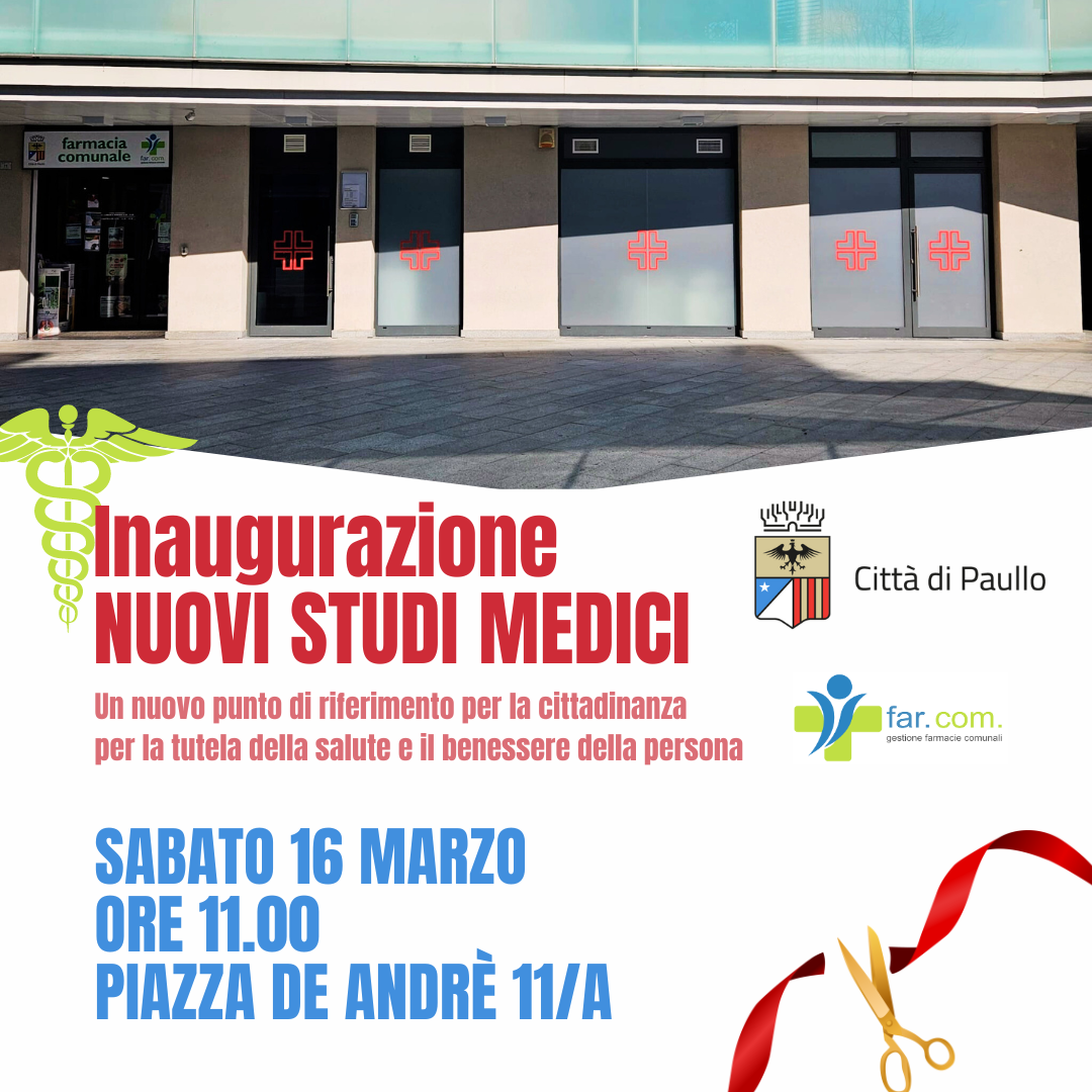 Inaugurazione nuovi studi medici