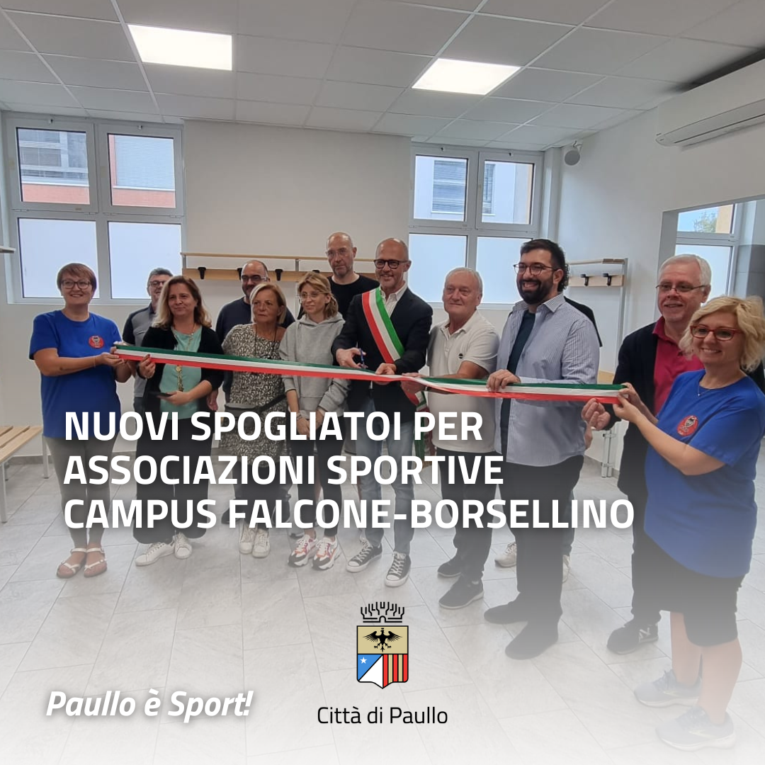 Nuovi spogliatoi per associazioni sportive