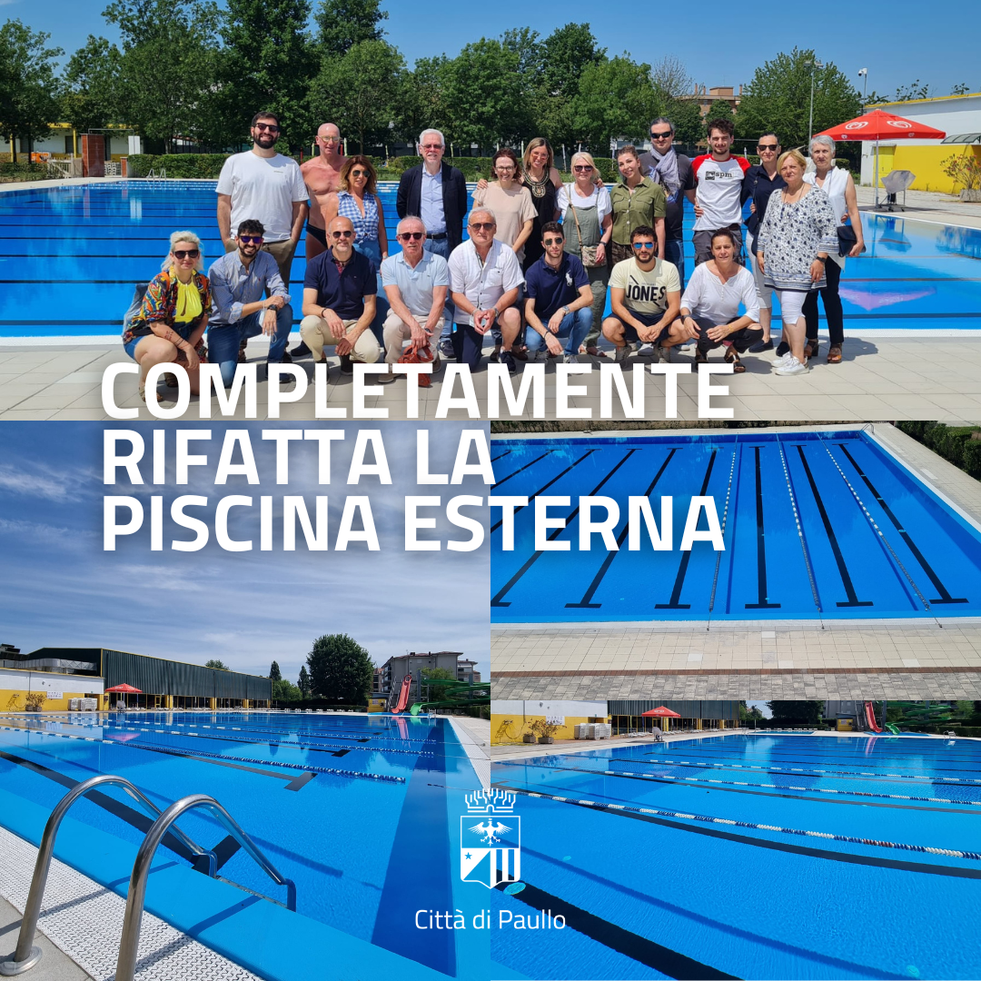 Al via la stagione estiva con la piscina esterna rinnovata