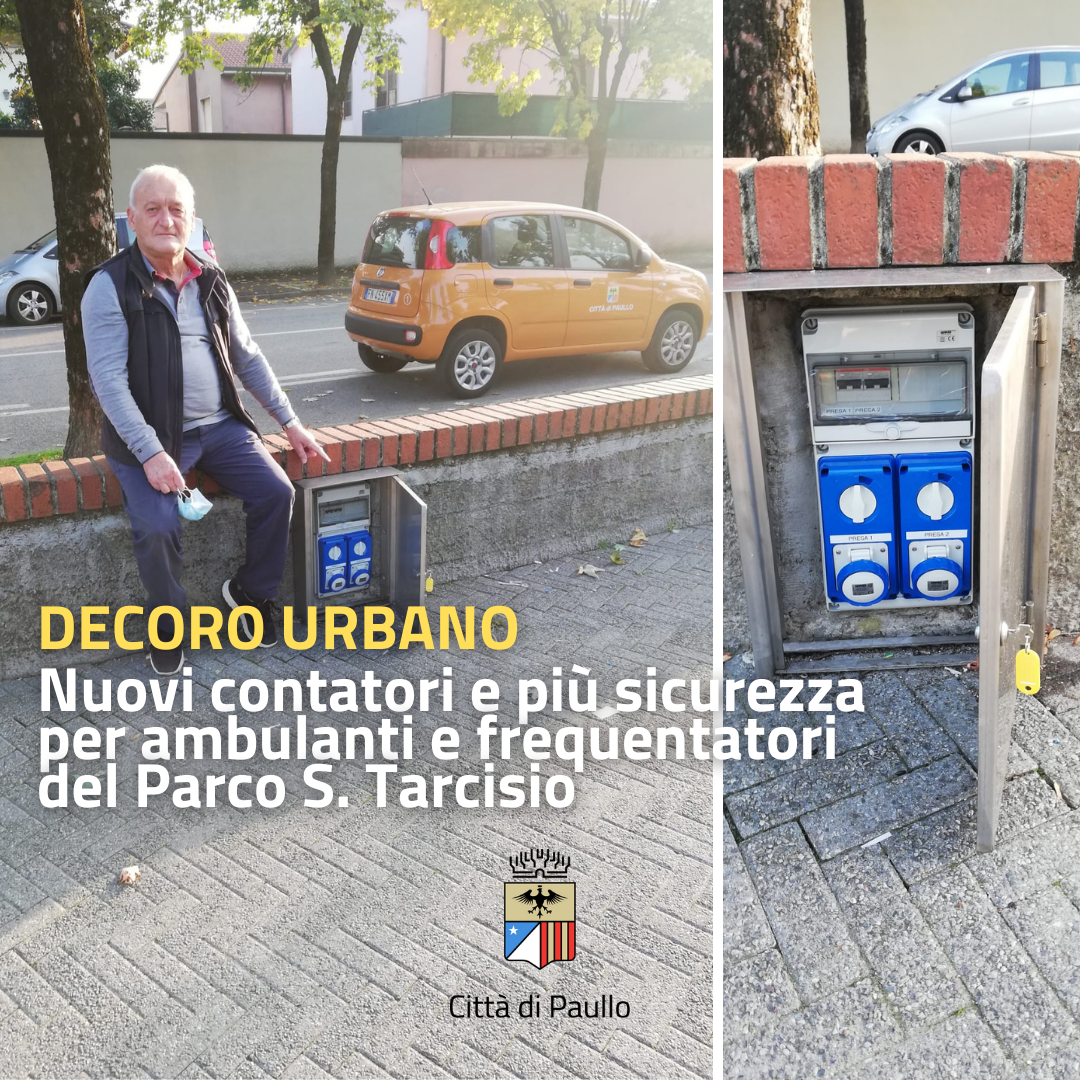 Parco San Tarcisio, nuovi contatori e più sicurezza