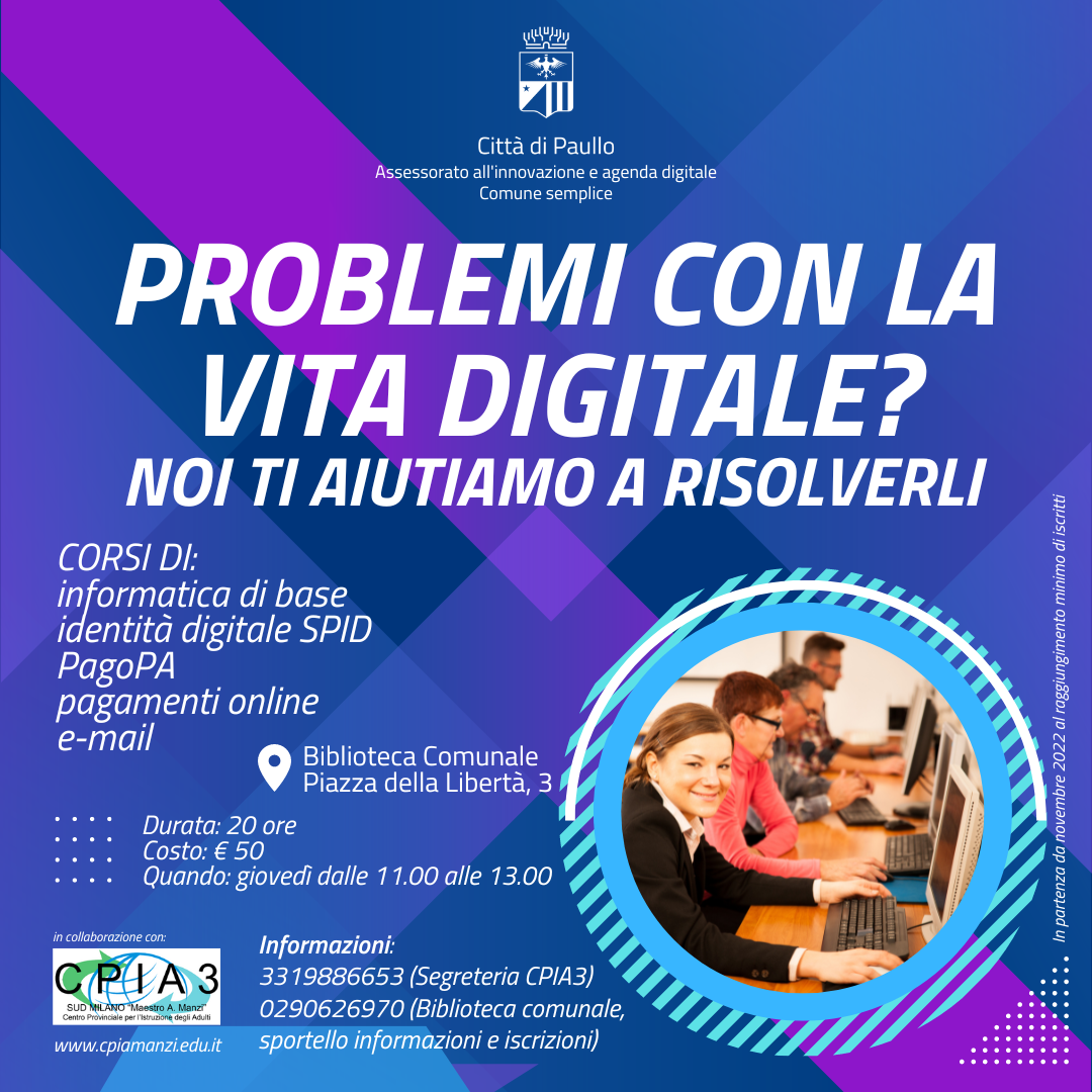 Problemi con la vita digitale? Noi ti aiutiamo a risolverli