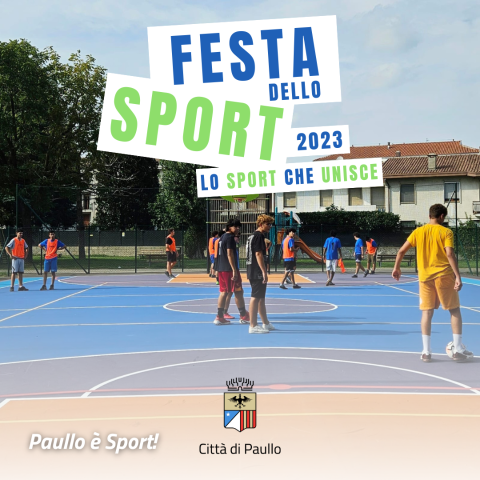 Festa dello Sport 2023 - Lo Sport che unisce!