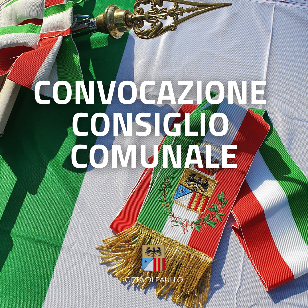 Convocazione Consiglio Comunale