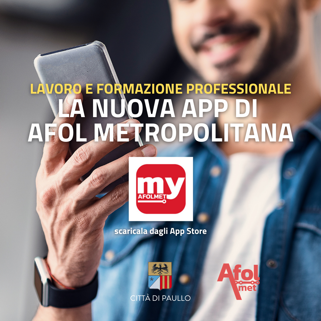 La nuova app di AFOL Metropolitana