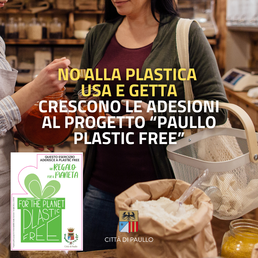 Crescono le adesioni al progetto "Paullo Plastic Free"