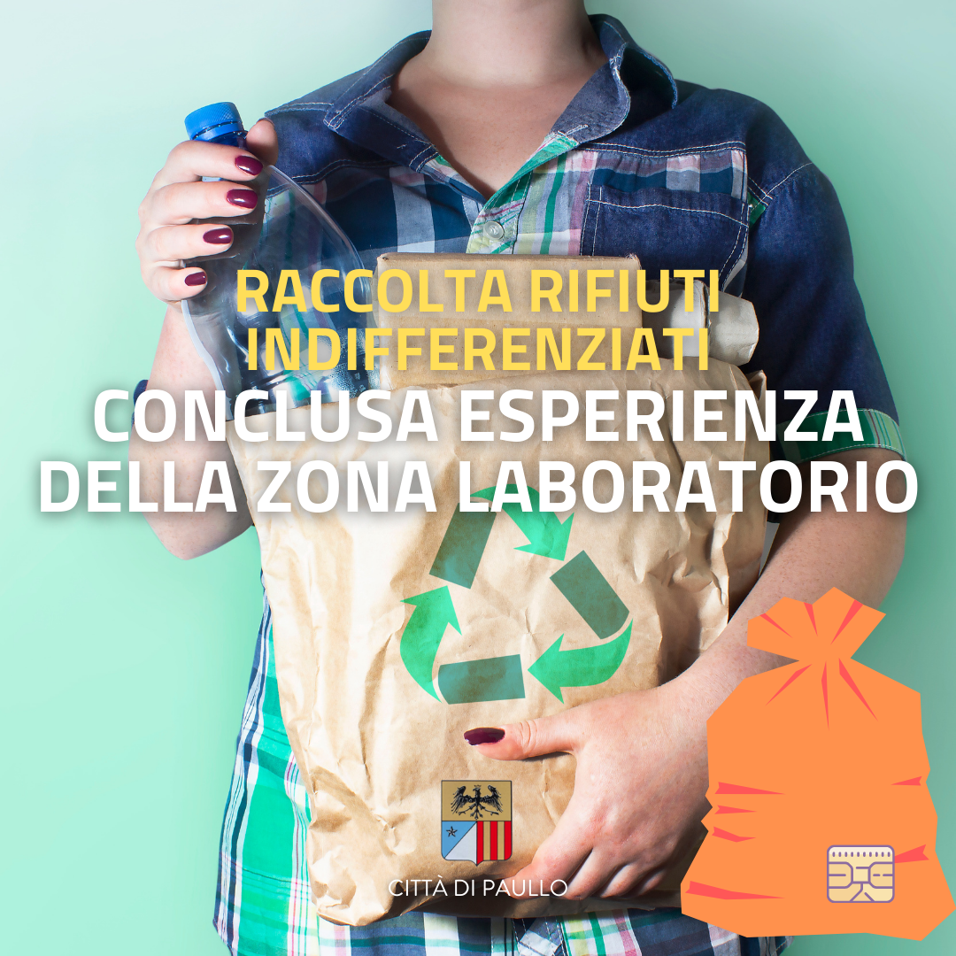 Conclusa esperienza della "Zona laboratorio" per la raccolta dei rifiuti indifferenziati