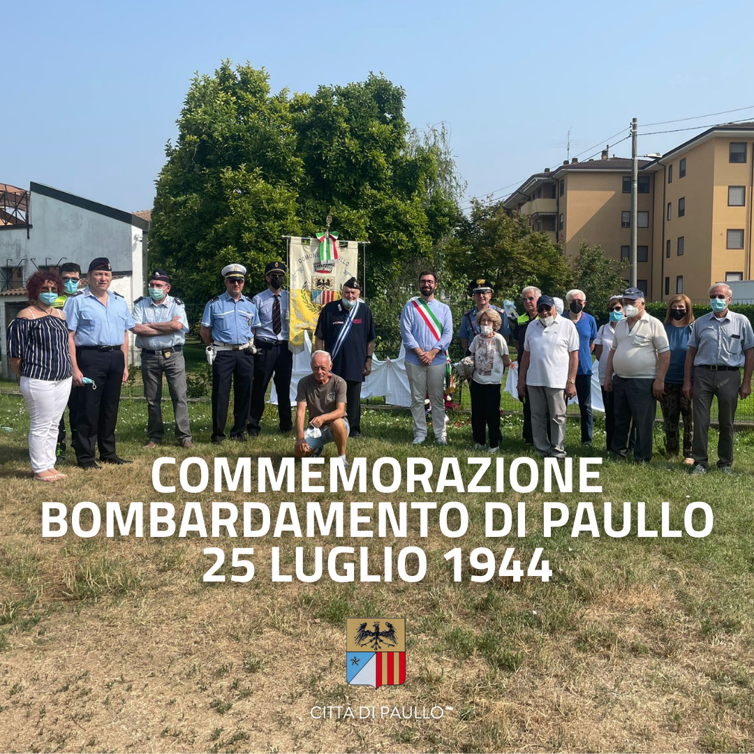 Commemorazione "Bombardamento di Paullo"
