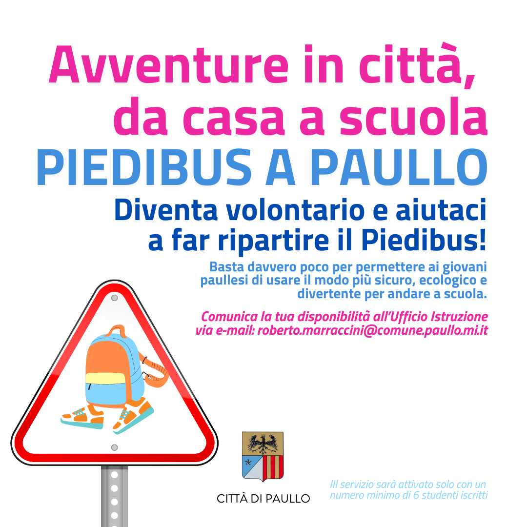 Fai ripartire il Piedibus!