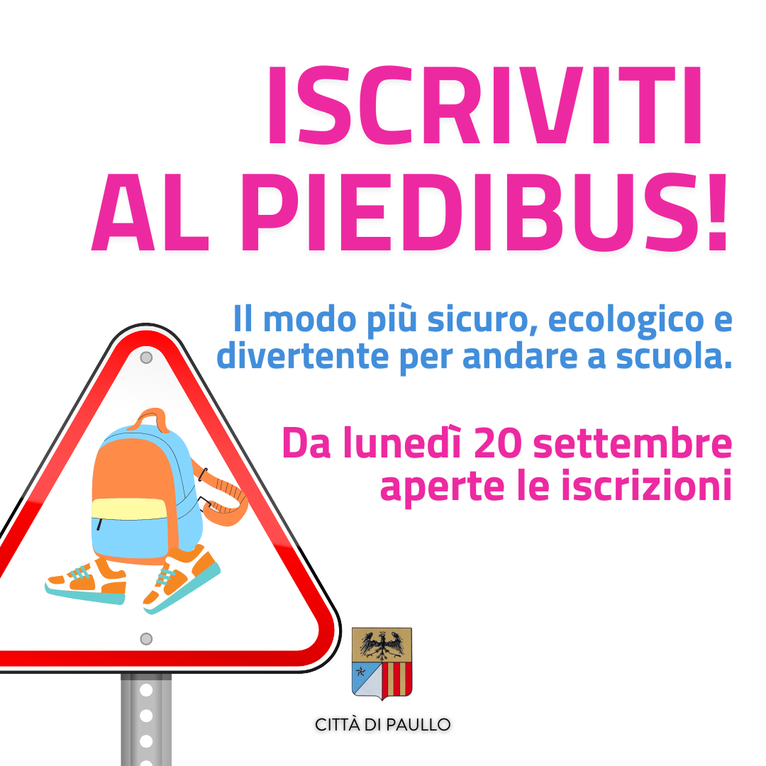 Iscrizioni Piedibus a.s. 2021/2022